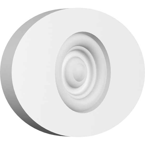 Ekena Millwork Standard Dalton Bullseye Rosette with Square Edge, 6"W x 4"H x 1/2"P ROSP060X040X050DAL02 - main